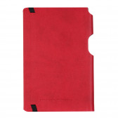 Σημειωματάριο GRAND-C με λάστιχο και θέση για στυλό, 13 x 21 cm, 120 φύλλα, ριγέ, κόκκινο Gipta 177929 3