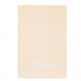 Σημειωματάριο Pastels, 17 x 24 cm, 60 φύλλα, ριγέ, μπεζ Gipta 177957 