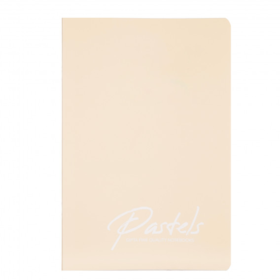 Σημειωματάριο Pastels, 17 x 24 cm, 60 φύλλα, ριγέ, μπεζ Gipta 177957 