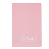 Σημειωματάριο Pastels, 17 x 24 cm, 40 φύλλα, ριγέ, ροζ Gipta 177965 