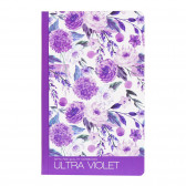 Σημειωματάριο Ultra Violet №3, 13 x 21 cm, 120 φύλλα, ριγέ, μωβ Gipta 178061 