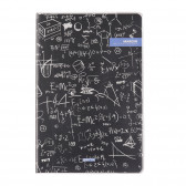 Σημειωματάριο MARGIN εξισώσεις, 17 x 24 cm, 96 φύλλα, ριγέ, μαύρο Gipta 178125 