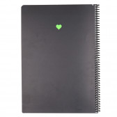 Σημειωματάριο TO DO με πράσινο διακριτικό , A4, 80φυλλο , μαύρο με φαρδιές γραμμές Gipta 178130 2