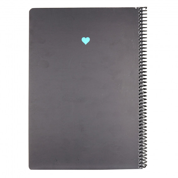 Σημειωματάριο TO DO με μπλε διακριτικό , A4, 80φυλλο , μαύρο με φαρδιές γραμμές Gipta 178142 2
