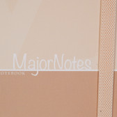 Ημερολόγιο - Σημειωματάριο με λάστιχο, Α 5, 120 φύλλα, ριγέ, μπεζ Gipta 178214 2