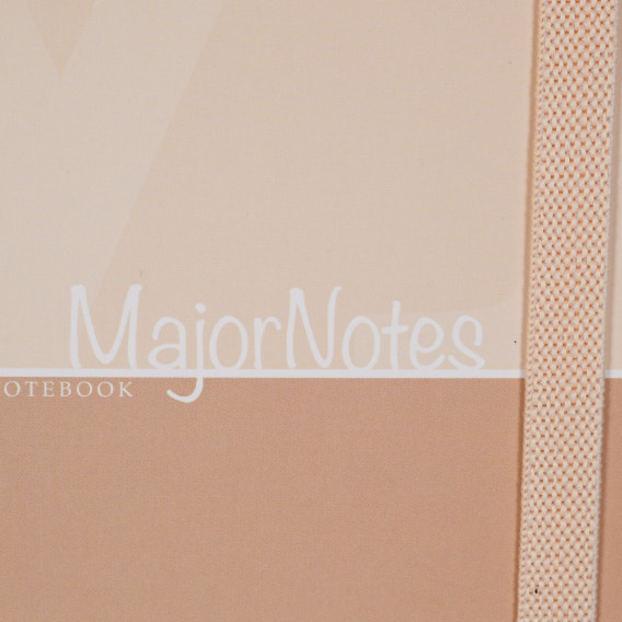 Ημερολόγιο - Σημειωματάριο με λάστιχο, Α 5, 120 φύλλα, ριγέ, μπεζ Gipta 178214 2