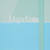 Σημειωματάριο Major Notes με λάστιχο, 19 x 26 cm, 120 φύλλα, ριγέ, μπλε Gipta 178226 2