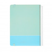 Σημειωματάριο Major Notes με λάστιχο, 19 x 26 cm, 120 φύλλα, ριγέ, μπλε Gipta 178227 3