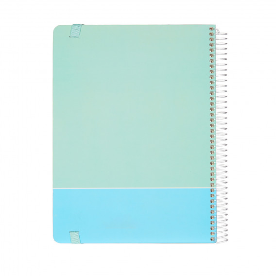 Σημειωματάριο Major Notes με λάστιχο, 19 x 26 cm, 120 φύλλα, ριγέ, μπλε Gipta 178227 3