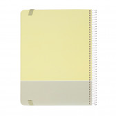 Σημειωματάριο Major Notes με λάστιχο, 19 x 26 cm, 120 φύλλα, ριγέ, κίτρινο Gipta 178231 3