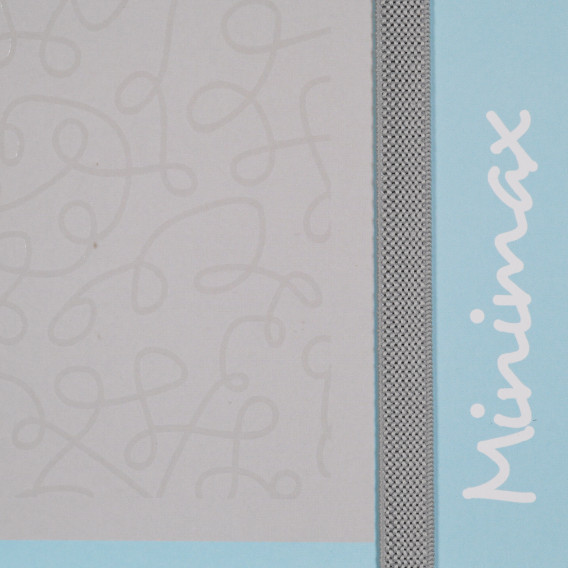 Ημερολόγιο - Σημειωματάριο Minimax με λάστιχο № 7, 19 X 26 cm, 120 φύλλα, φαρδιές γραμμές, γκρι Gipta 178270 2