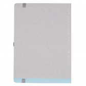 Ημερολόγιο - Σημειωματάριο Minimax με λάστιχο № 7, 19 X 26 cm, 120 φύλλα, φαρδιές γραμμές, γκρι Gipta 178271 3