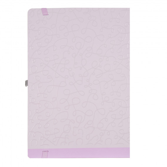 Ημερολόγιο - Σημειωματάριο Minimax με λάστιχο № 8, 19 X 26 cm, 120 φύλλα, φαρδιές γραμμές, μωβ Gipta 178275 3