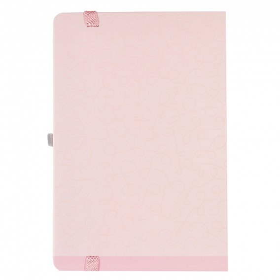 Ημερολόγιο - Σημειωματάριο Minimax με λάστιχο № 9, 19 X 26 cm, 120 φύλλα, φαρδιές γραμμές, ροζ Gipta 178278 2