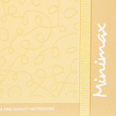 Ημερολόγιο - Σημειωματάριο Minimax με λάστιχο № 11, 19 X 26 cm, 120 φύλλα, φαρδιές γραμμές, κίτρινο Gipta 178286 2