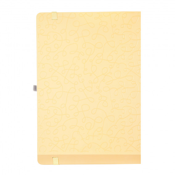 Ημερολόγιο - Σημειωματάριο Minimax με λάστιχο № 11, 19 X 26 cm, 120 φύλλα, φαρδιές γραμμές, κίτρινο Gipta 178287 3