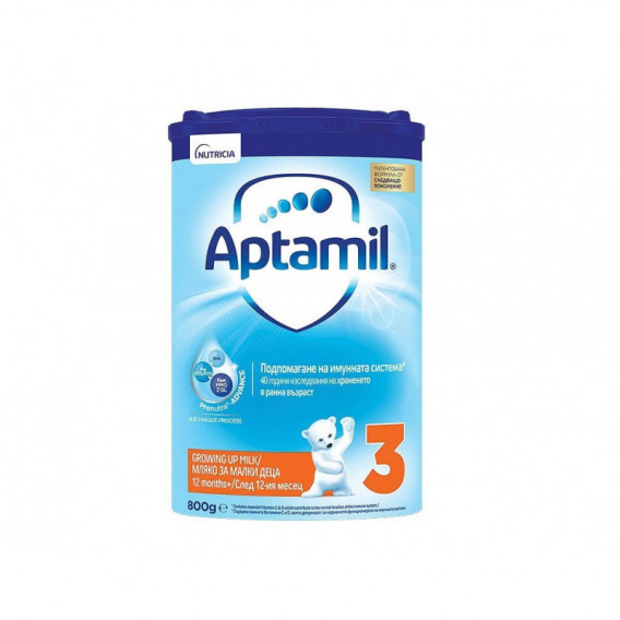 Aptamil Pronutra Advance 3, 12+ μήνες, κουτί, 800 g. Milupa 178380 