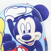 Σχολική Τσάντα Τρόλεϊ MICKEY MOUSE 3D για αγόρια, μπλε Mickey Mouse 178788 3