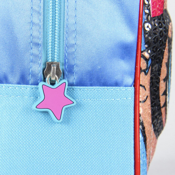 Σχολική τσάντα LOL 3D με πούλιες για κορίτσια, μπλε LOL 178845 6