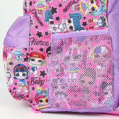 Σχολική τσάντα LOL για κορίτσια, ροζ LOL 178854 3