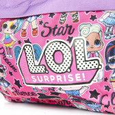 Σχολική τσάντα LOL για κορίτσια, ροζ LOL 178855 4