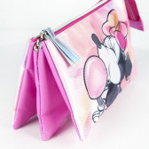 Μολυβοθήκη με πριντ Μίννι Μάους για κορίτσια, ροζ χρώμα Minnie Mouse 178923 3