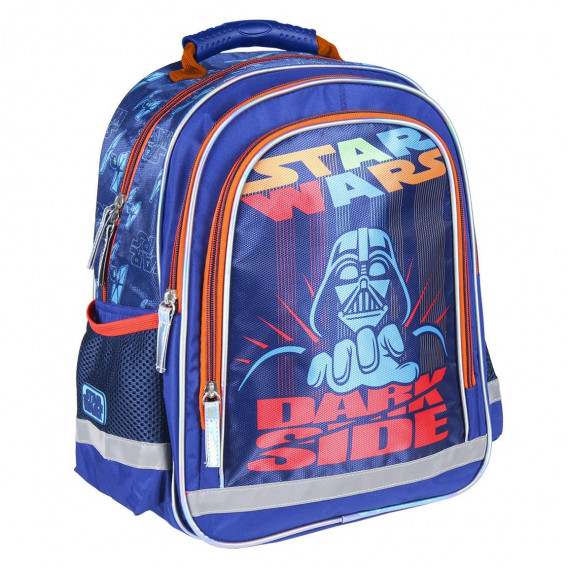 Σχολική τσάντα με πριντ Star Wars για αγόρια, μπλε χρώμα Star Wars 178928 