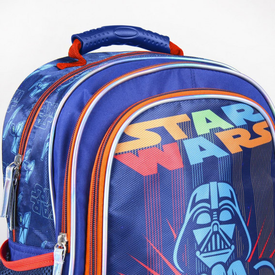 Σχολική τσάντα με πριντ Star Wars για αγόρια, μπλε χρώμα Star Wars 178930 3