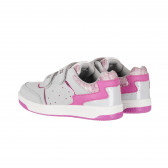 Αθλητικά παπούτσια για κορίτσια, γκρι με ροζ σόλα Star 178960 