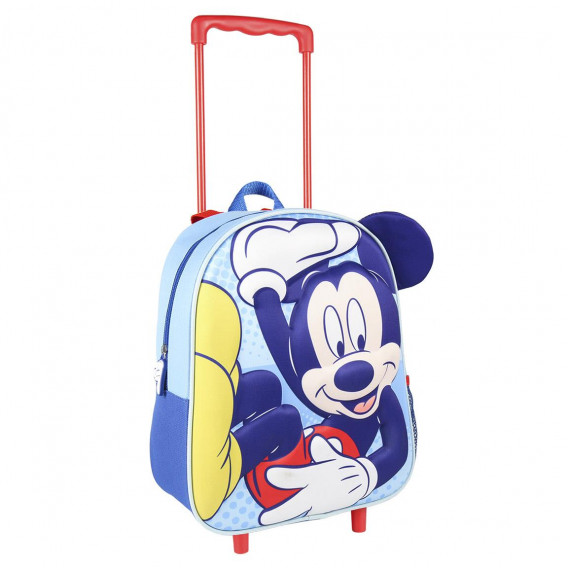 Σχολική Τσάντα Τρόλεϊ MICKEY MOUSE 3D για αγόρια, μπλε Mickey Mouse 179275 