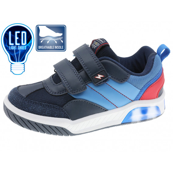 Φωτεινά αθλητικά παπούτσια για αγόρια, σε μπλε χρώμα Beppi 180190 
