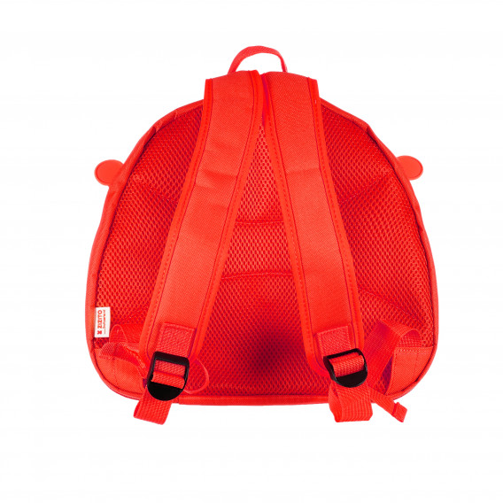 Κόκκινο παιδικό σακίδιο πλάτης σε σχήμα αυτοκινήτου για αγόρια ZIZITO 180217 5