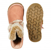Μπότες με γούνα και κορδέλες για κορίτσια, ροζ Beppi 180355 5