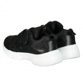 Μαύρα αθλητικά παπούτσια με αυτοκόλλητα λουράκια Star 180373 2