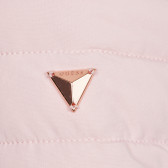 Ροζ πουπουλένιο μπουφάν με κουκούλα για κορίτσια Guess 180444 3