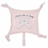 Πετσέτα με ροζ γατάκι για κορίτσια Boboli 180950 