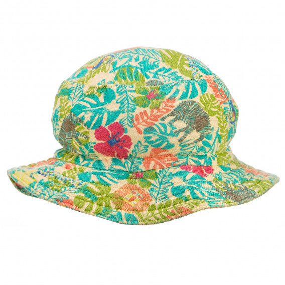 Βαμβακερό καπέλο με λουλουδάτο σχέδιο Boboli 180984 2