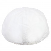 Βαμβακερό καπέλο με γείσο για αγόρια, λευκό Boboli 181004 3