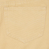 Βαμβακερό παντελόνι με πέντε τσέπες για κορίτσια, καφέ Vitivic 181133 3