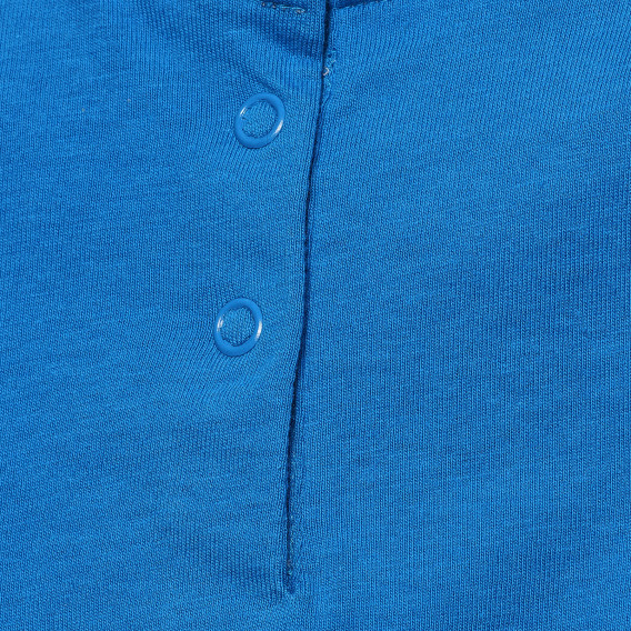 Βαμβακερή μπλούζα σε μπλε, για μωρά Chicco 181213 3