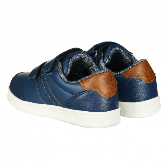 Μπλε παπούτσια με velcro Creeks 181330 2
