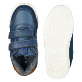 Μπλε παπούτσια με velcro Creeks 181331 3