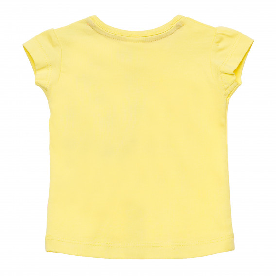 Βαμβακερό μπλουζάκι για μωρά, κίτρινο με σχέδια ψαριών Disney 182064 2