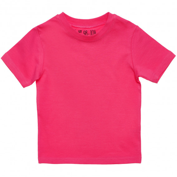 Βαμβακερό μπλουζάκι για κορίτσια , ροζ FZ frendz 182140 