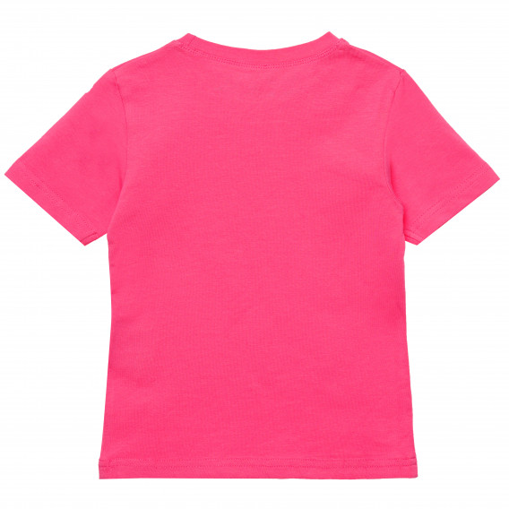 Βαμβακερό μπλουζάκι για κορίτσια σε ροζ χρώμα Disney 182241 2