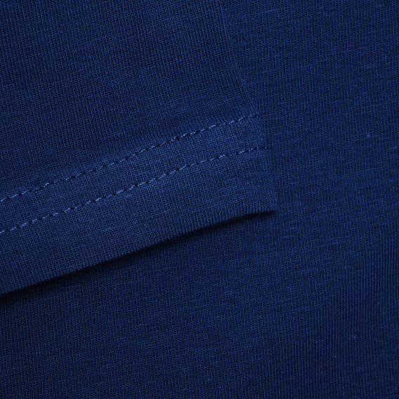 Βαμβακερό μπλουζάκι με λαιμόκοψη V για αγόρια σε μπλε χρώμα Disney 182541 4