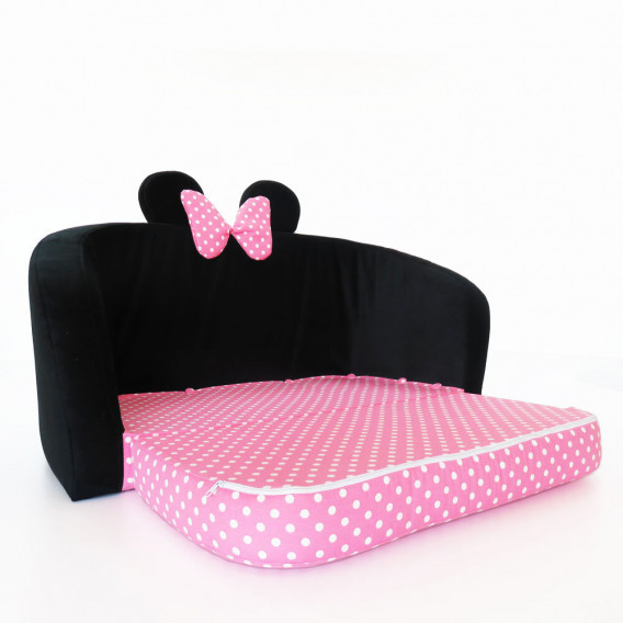 Παιδικός καναπές - κρεβάτι, Minnie Mouse, ροζ Minnie Mouse 182721 3