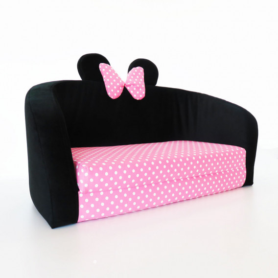 Παιδικός καναπές - κρεβάτι, Minnie Mouse, ροζ Minnie Mouse 182722 4
