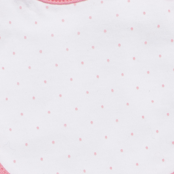 Βαμβακερή σαλιάρα για μωρά, ροζ Idexe 182784 2