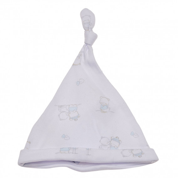 Μαλακό βαμβακερό σκουφί με  σχέδιο μωρού για αγόρια Idexe 182873 